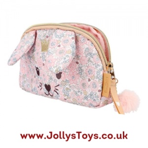 Floral Bunny Beauty Bag